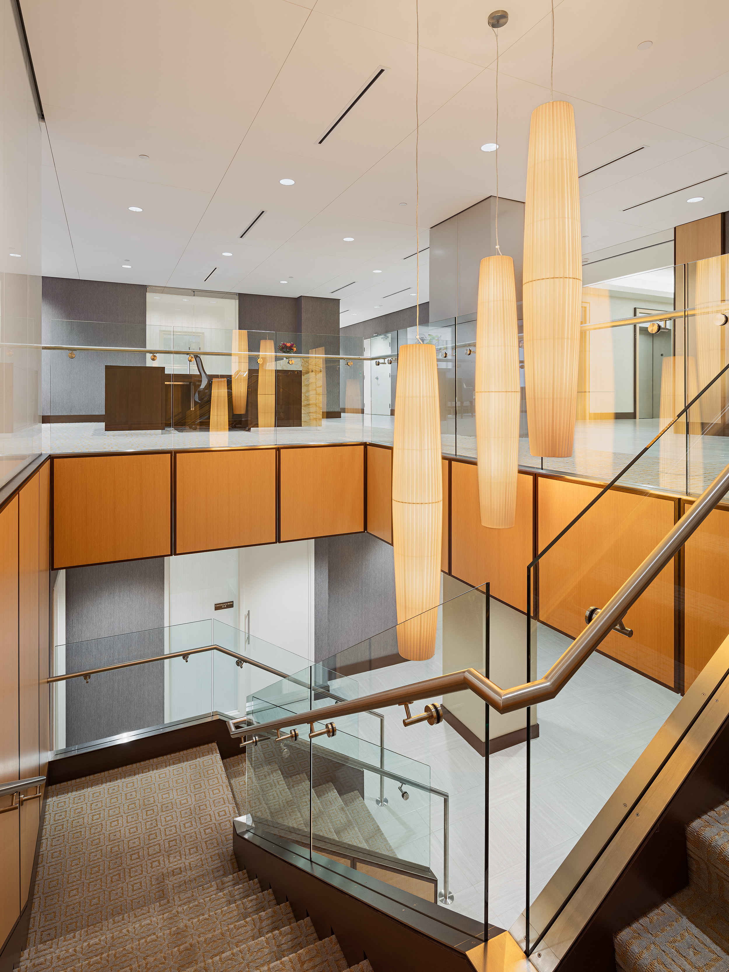Sustainable office atrium