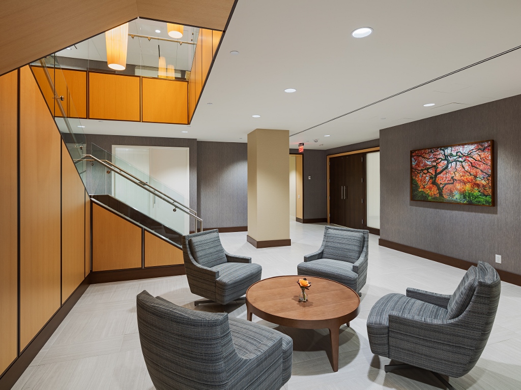 Sustainable office atrium